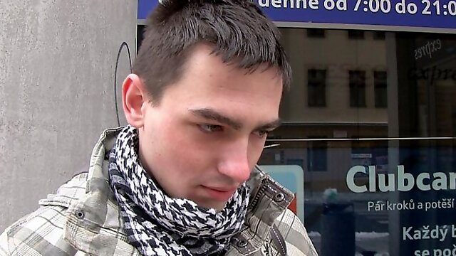 Sideways sex leads to a huge facial in POV