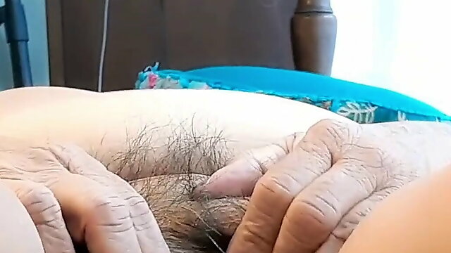 Dirty Granny Masturbation, Masturbation Hairy, Granny Clit Orgasm