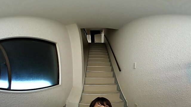 Hitomi Enjou in Hitomi Enjou Female Molester on the Stairway - WAAPVR