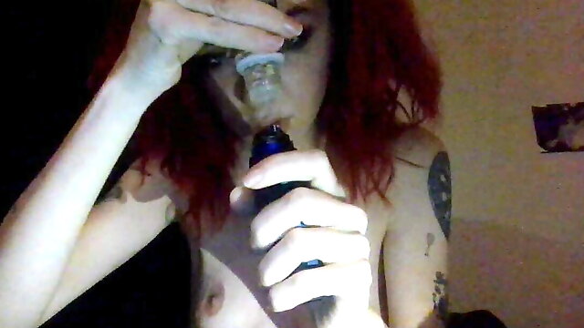 Hot Naked Redhead Milf Smoking