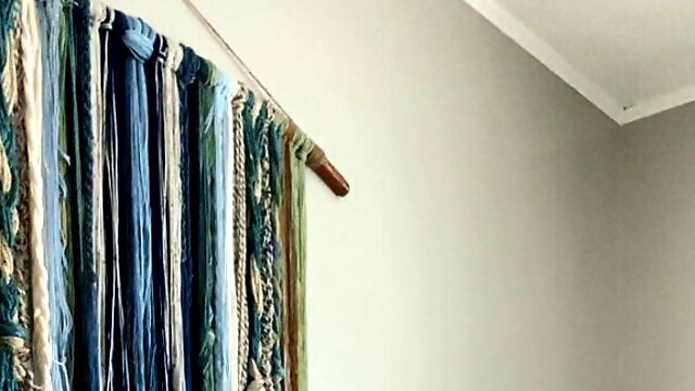 Laid back in bed and shot a huge load 