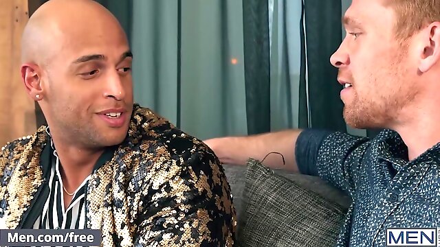 Men Swallows Calhoun Sawyers Cock As He Fingers Him & Firmly Plants His Tongue Inside With Sean Zevran