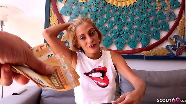 GERMAN SCOUT - SKINNY SPIC GABRIELA PICK UP AND ROUGH BANG AT REAL PUBLIC CASTING - Reality