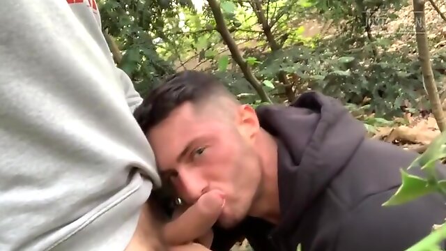Brits Sucking Cock Outdoors