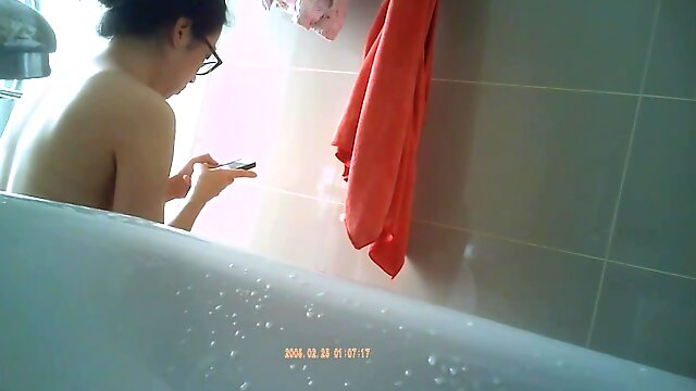 Asian Hidden Shower, Hidden Pissing Bath