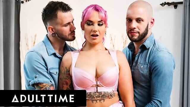 ADULT TIME - Siri Dahls FIRST EVER MMF THREESOME With Bisexual Studs Wolf Hudson & Johnny Hill!