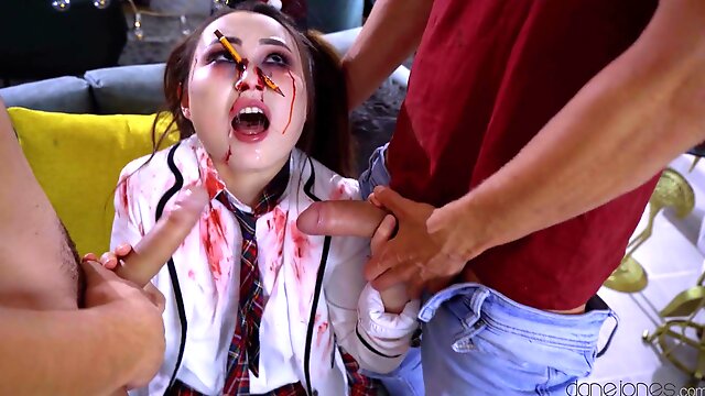 Zombie Teenager Halloween Double Team 1 - Dane Jones