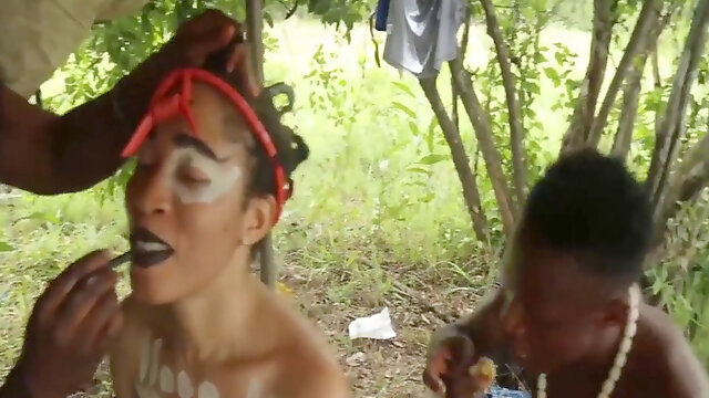 Fuck-a-thon With An African queen - (New movie Trailer)