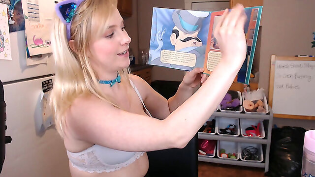 ASMR Story reading : Dumbo for relaxing or bondage & discipline Adult Littlespace (non- nude) (bra and kitty play)