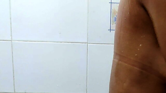 Indian horny desi bhabhi showering in bathroom - Sexybitch16