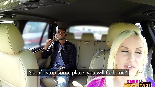 Female Fake Taxi - Italian Tourist Fucks Full-Bosomed Driver 1