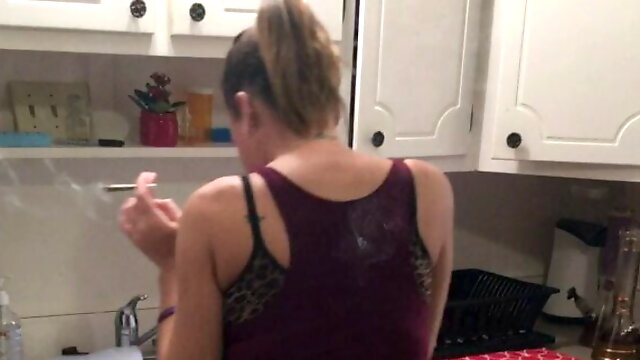 Wife Smoking, Smoking And Pissing, Mature Nipples, Bisexual Swingers, Kitchen Piss
