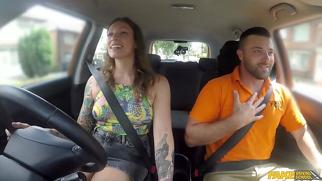 Fake Driving School - Ava Austen Gets Man Milk-pensation 1 - Max Deeds