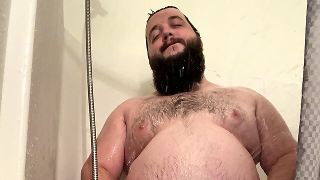 LavenderBear Showering with Full Body Display