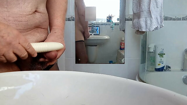 Pantyhose anal vibrator