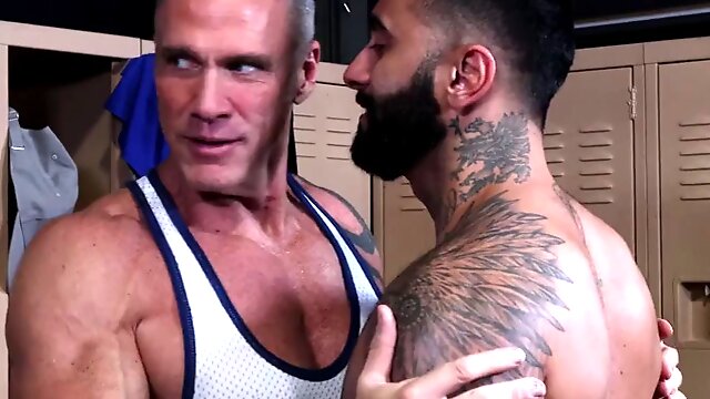 MenOver30 - Mature Daddy Fucks Workout Buddys Hairy Ass