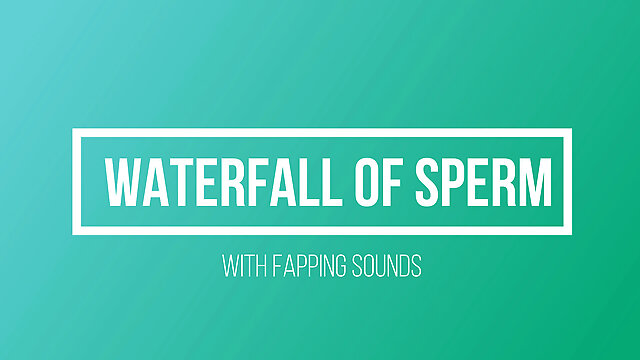 John Maison Performs waterfall of dripping sperm along the shaft