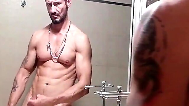 Play Ass And Jack Off In The Shower By Hung Uncut - With Alex Barcelona 16 Min