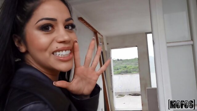 Julia De Lucia sits her exotic pussy down on a big dick