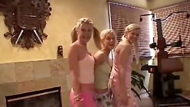 Sleepover Lesbians, Sleepover Masturbation