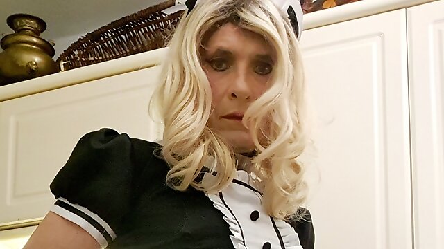 French Mature, French Maid, Onlyfans Solo, Sissy Maid, Lingerie