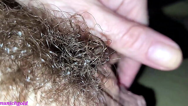 German Privat, Very Hairy Pussy, Munichgold, Clit Licking, Private Homemade