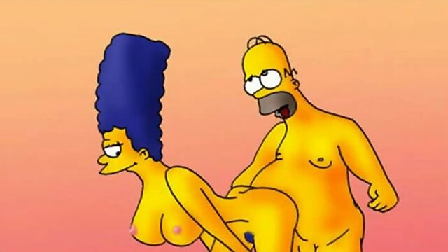 Sexy compilation of Marge Simpson getting banged by family members