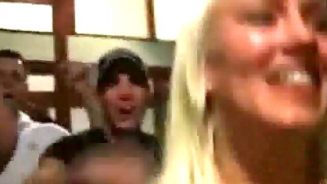 Drunk College Girls Dared to Suck and Fuck at Frat House