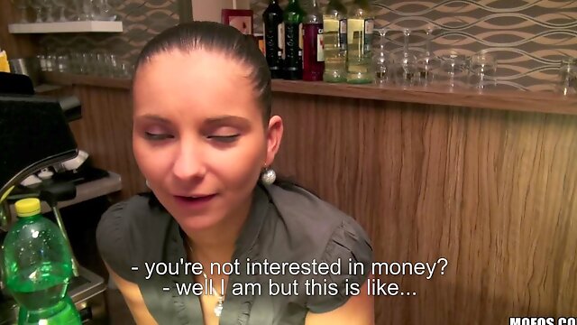 Eurobabe Marie Getty ass railed for cash