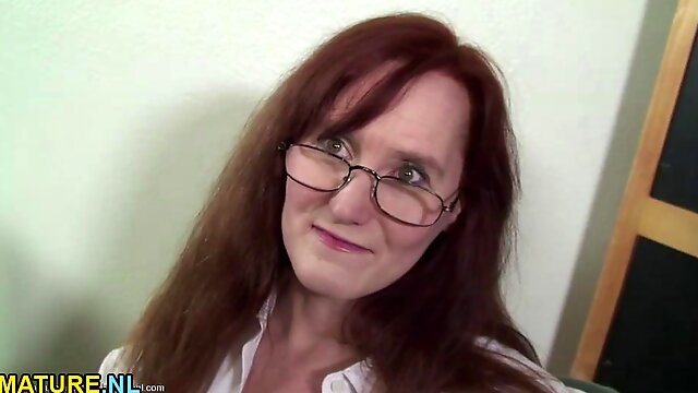 Redhead mature creampied by BBC