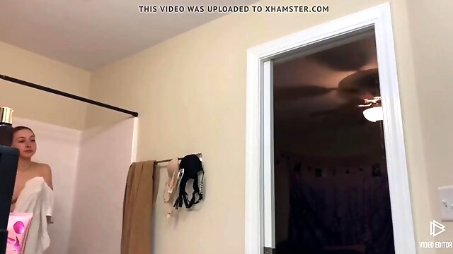 BEST HD Hidden Spycam Shower, REAL BLONDE UNAWARE VOYEUR