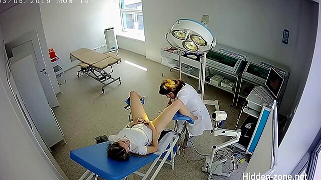 Hidden camera in the gynecological office (2)