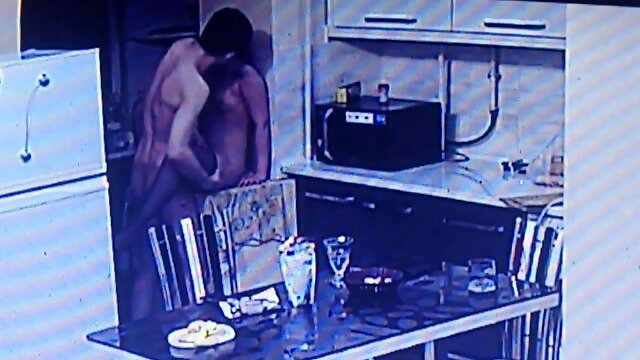 Spy cam has caught young Couple having sex at home(Live Sex)