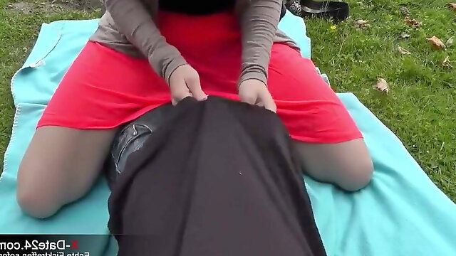 Echtes Sextreffen am Maschsee Hannover mit Creampie auf Bank