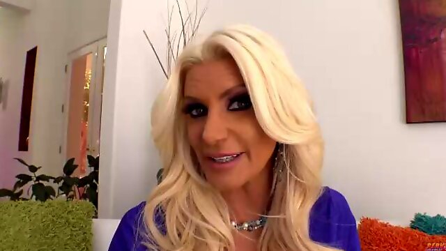 Brittany Andrews is a busty, blonde mommy who knows how to make herself cum, every time