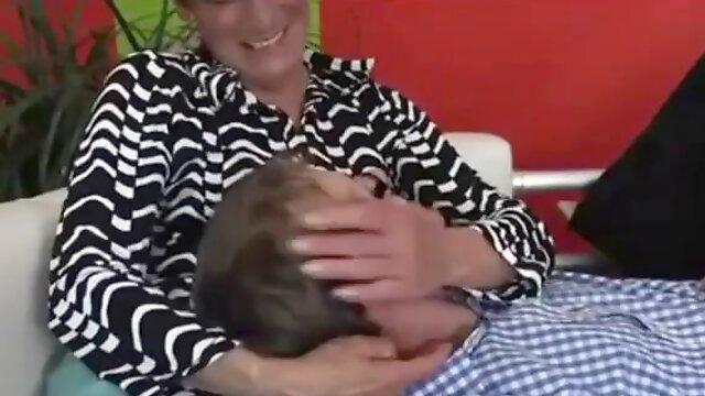 Horny grandma finally gets some cock