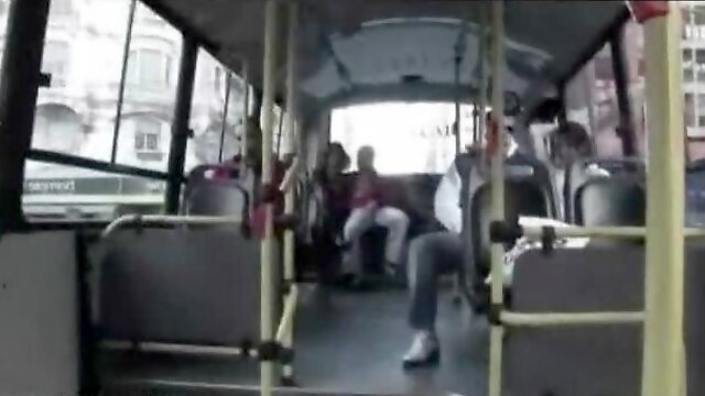 Tranny Public Sex in a Bus