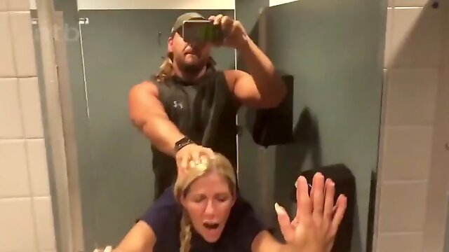 Nurse sex in the bathroom