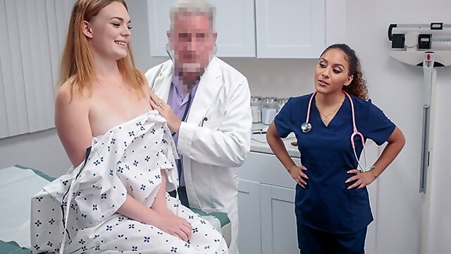 Doctor Threesome, Taboo, Nurse Patient, 18, Uniform, Fingering, Hospital