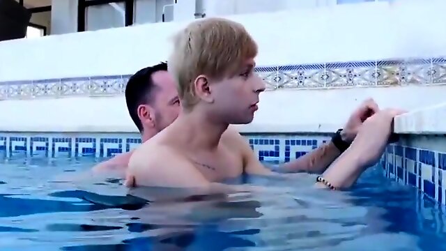 Gay Swimming Lesson