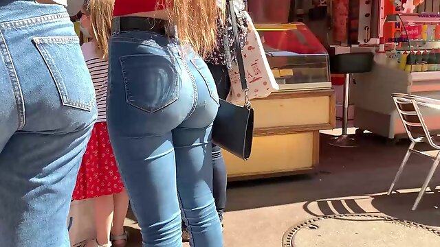 Tight Jeans Ass, Candid Ass Voyeur, Spy Public