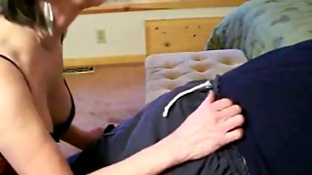 Hot blowjob with sexy granny