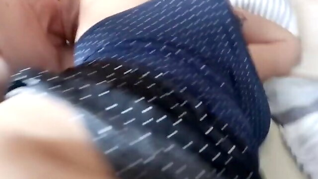 Stranger fingering and lick pussy from my wife in car