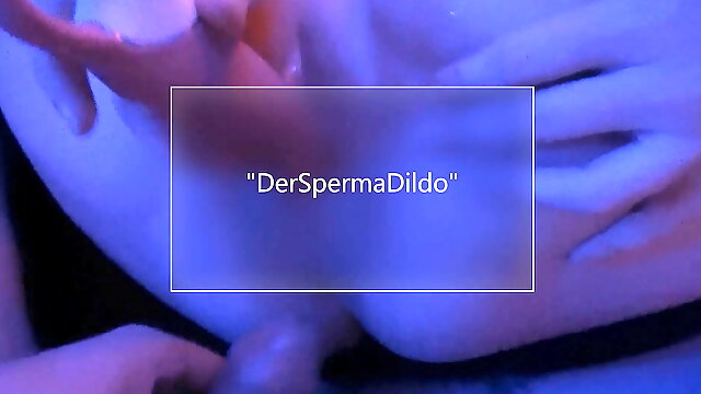 The sperm dildo with fuck - 