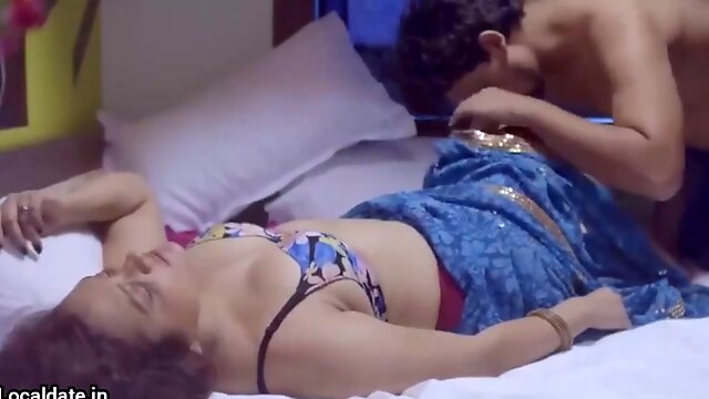 Blue Saree Sex