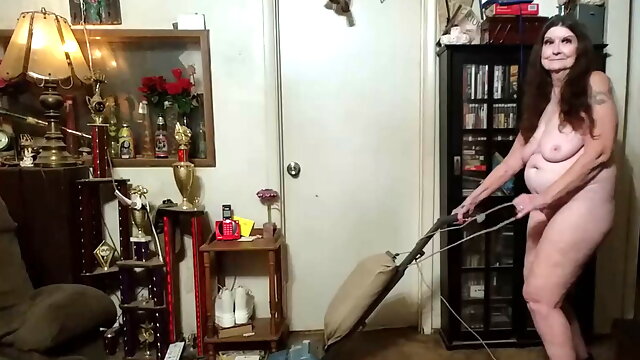 Nude Cleaning, Cleaning Granny, Sexy Sir, Granny Bts