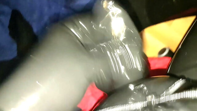 Gay Latex Gloves Cum