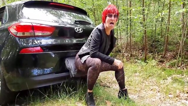 Car Blowjob, Cum In Mouth, Outdoor