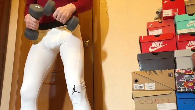 Sexy Man In The White Leggings