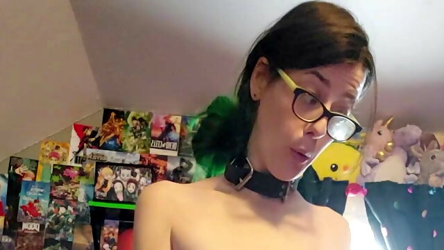 18 And Daddy, Small Tits Glasses, Dirty Talking Daddy, Teasing Daddy, Skinny Green Hair